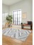 Düz Renk Sade Kilim Motifli Dijital Kaymaz Taban Yıkanabilir Yolluk Salon Halısı, Sade-33-Gri, 5