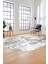 Dijital Baskı Kaymaz Yıkanabilir Sade Düz Renk Tasarım Oval Yolluk Salon Halısı, O-Sade-44-Gri, 4