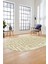 Baskılı Kaymaz Taban Yıkanabilir Sade Düz Desen Oval Yolluk Mutfak Salon Halısı, O-Sade-09-Bej, 1