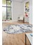 Düz Renk Sade Desen Dijital Kaymaz Taban Yıkanabilir Oval Yolluk Salon Halısı, O-Sade-25-Mavi, 5
