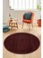 Dijital Baskı Kaymaz Yıkanabilir Sade Düz Renk Tasarım Yuvarlak Salon Halısı, Y-Sade-45-Bordo, 4