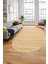 Düz Renk Sade Motifli Dijital Kaymaz Taban Yıkanabilir Oval Yolluk Salon Halısı, O-Sade-32-Kahve, 1
