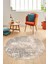 Dijital Kaymaz Taban Yıkanabilir Sade Motifli Yuvarlak Mutfak Salon Halısı, Y-Sade-16-Vizon, 1
