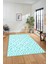 3D Dijital Kaymaz Taban Yıkanabilir Kilim Desen Yolluk Mutfak Salon Halısı, Sade-04-Mavi, 1