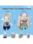 2pcs Tavşan Doldurulmuş Hayvan Yumuşak Sevimli Peluş Oyuncak Çin Tarzı Tavşan Doldurulmuş Hayvanlar - Her Yaş, Çocuk, Erkek, Kız (11 Inç) Için Peluşlar ve Hediyeler (Yurt Dışından) 3
