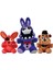 Zmapu Fnaf Fazbear Peluş Foxy Peluş Solmuş Mor Tavşan Peluş Doldurulmuş Hayvan Peluş Şekil Oyuncaklar Çocuklar Için Hediye, Fnaf Güvenlik Ihlali Peluş Aşıklar Için (3 Adet) (Yurt Dışından) 1