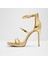 Levıssa Sandalet Yüksek Topuklu Sandalet;abiye Sandalet - Gold 3