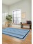 Modern Dijital Baskı Yıkanabilir Kaymaz Salon Halısı Mutfak Halısı Yolluk, Iskandinav-01-Mavi, 2