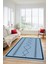 Modern Dijital Baskı Yıkanabilir Kaymaz Salon Halısı Mutfak Halısı Yolluk, Iskandinav-01-Mavi, 3