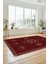 Dijital Kaymaz Yıkanabilir Iskandinav Desen Mutfak Yolluk Salon Halısı, Iskandinav-08-Bordo, 4