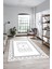 Dijital Ince Kaymaz Yıkanabilir Iskandinav Desen Mutfak Yolluk Salon Halısı, Iskandinav-09-Beyaz, 5