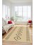 Iskandinav Dijital Yıkanabilir Kaymaz Salon Halısı Mutfak Halısı Yolluk, Iskandinav-02-Krem, 3