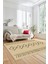 Iskandinav Dijital Yıkanabilir Kaymaz Salon Halısı Mutfak Halısı Yolluk, Iskandinav-02-Krem, 4