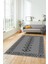 Dijital Kaymaz Yıkanabilir Iskandinav Mutfak Yolluk Salon Halısı, Iskandinav-03-Gri, 5