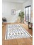 Iskandinav Desen Dijital Kaymaz Yıkanabilir Mutfak Koridor Salon Halısı, Iskandinav-19-Beyaz, 4