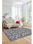 Dijital Kaymaz Yıkanabilir Sade Iskandinav Desen Mutfak Yolluk Salon Halısı, Iskandinav-05-Gri, 3