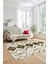 Modern Iskandinav Desen Dijital Kaymaz Yıkanabilir Yolluk Mutfak Salon Halısı, Iskandinav-13-Kahve, 1