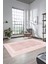Dijital Kaymaz Yıkanabilir Iskandinav Desenli Mutfak Yolluk Salon Halısı, Iskandinav-30-Pembe, 1