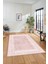 Dijital Kaymaz Yıkanabilir Iskandinav Desenli Mutfak Yolluk Salon Halısı, Iskandinav-30-Pembe, 2