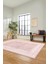 Dijital Kaymaz Yıkanabilir Iskandinav Desenli Mutfak Yolluk Salon Halısı, Iskandinav-30-Pembe, 3