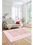 Dijital Kaymaz Yıkanabilir Iskandinav Desenli Mutfak Yolluk Salon Halısı, Iskandinav-30-Pembe, 5