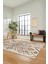 Dijital Kaymaz Yıkanabilir Iskandinav Desen Mutfak Yolluk Salon Halısı, Iskandinav-29-Kahve, 3