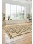 Iskandinav Modern Dijital Kaymaz Yıkanabilir Yolluk Mutfak Salon Halısı, Iskandinav-17-Bej, 2