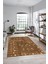 Iskandinav Desen Modern Kaymaz Yıkanabilir Yolluk Mutfak Salon Halısı, Iskandinav-24-Kahve, 1