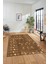 Iskandinav Desen Modern Kaymaz Yıkanabilir Yolluk Mutfak Salon Halısı, Iskandinav-24-Kahve, 3