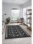 Dijital Kaymaz Yıkanabilir Modern Iskandinav Mutfak Yolluk Salon Halısı, Iskandinav-25-Antrasit, 1