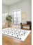 Dijital Kaymaz Yıkanabilir Modern Iskandinav Mutfak Yolluk Salon Halısı, Iskandinav-25-Beyaz, 4