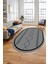 Modern Dijital Yıkanabilir Kaymaz Oval Salon Halısı Mutfak Halısı Yolluk, O-Iskandinav-01-Gri, 5