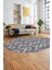 Dijital Kaymaz Yıkanabilir Sade Iskandinav Oval Mutfak Yolluk Salon Halısı, O-Iskandinav-05-Gri, 5