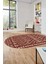 Iskandinav Kaymaz Yıkanabilir Oval Yolluk Mutfak Koridor Salon Halısı, O-Iskandinav-19-Kahve, 4