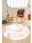 Yeni Tasarım Mermer Desenli Dijital Kaymaz Yıkanabilir Yuvarlak Salon Halısı, Y-Mermer-29-Pembe, 4