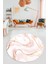 Yeni Tasarım Mermer Desenli Dijital Kaymaz Yıkanabilir Yuvarlak Salon Halısı, Y-Mermer-29-Pembe, 5