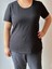 Etiketsiz %100 Pamuk Basic Kadın T-Shirt 1
