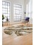 Baskılı Kaymaz Yıkanabilir Mermer Desenli Oval Mutfak Yolluk Salon Halısı, O-Mermer-02-Kahve, 2