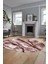 Baskılı Kaymaz Yıkanabilir Mermer Desenli Oval Mutfak Yolluk Salon Halısı, O-Mermer-02-Bordo, 4