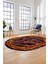 Baskılı Kaymaz Yıkanabilir Çerçeve Mermer Desen Oval Mutfak Yolluk Salon Halısı, O-Mermer-04-Bordo, 2