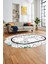 Mermer Desenli Dijital Kaymaz Yıkanabilir Oval Mutfak Koridor Salon Halısı, O-Mermer-11-Bordo, 4