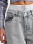 71451 Boxer Detaylı Gri Denim Pantolon-Gri 4