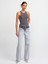 3694 Halter Yaka T-Shirt-Füme 3