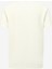 Beyaz Erkek Bisiklet Yaka Loose Fit T-Shirt D4SM-TST3277 2