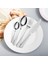Çatal Kaşık Seti 12 Piece Paslanmaz Çelik Çatal Kaşık Kutusu Seti ，dinner Spoon, Suitable For Dinner For 3 People Gümüş (Yurt Dışından) 5
