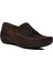 D7218 Kahve Nubuk Deri Erkek Loafer Ayakkabı 3
