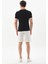 Erkek Regular Fit %100 Pamuk Şort-Beyaz 4