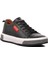 152-15076 Siyah-Beyaz Deri Erkek Sneaker 3