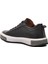 152-15076 Siyah-Beyaz Deri Erkek Sneaker 4