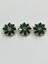 Taşlı Düğme /taşlı Klipsli Düğme/ 3 Lü Set/ 2,5 cm Zümrüt 4